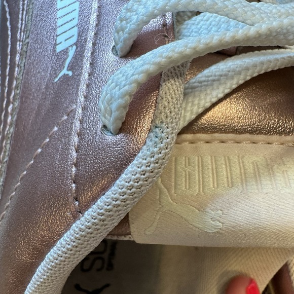 Puma Women's sneakers Carina Metallic‎ Pink Women's Size 8.5 - Picture 4 of 14